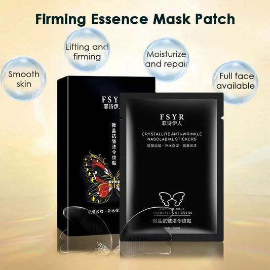 Reusable silicone anti-wrinkle face patches